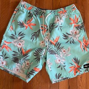 O'Neill Aqua Floral Board Shorts